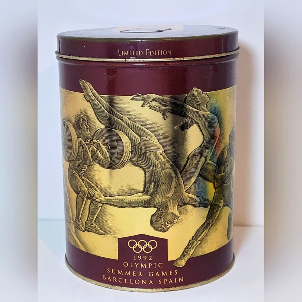 1992 SUMMER OLYMPIC COMMEMORATION LTD. EDITION RICE TIN - EMPTY